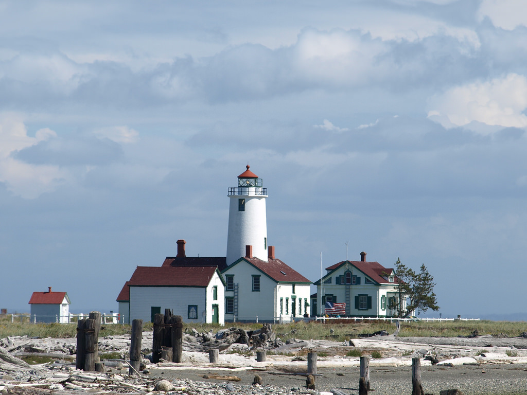 Outdoor Houses and Lighthouse in Sequim